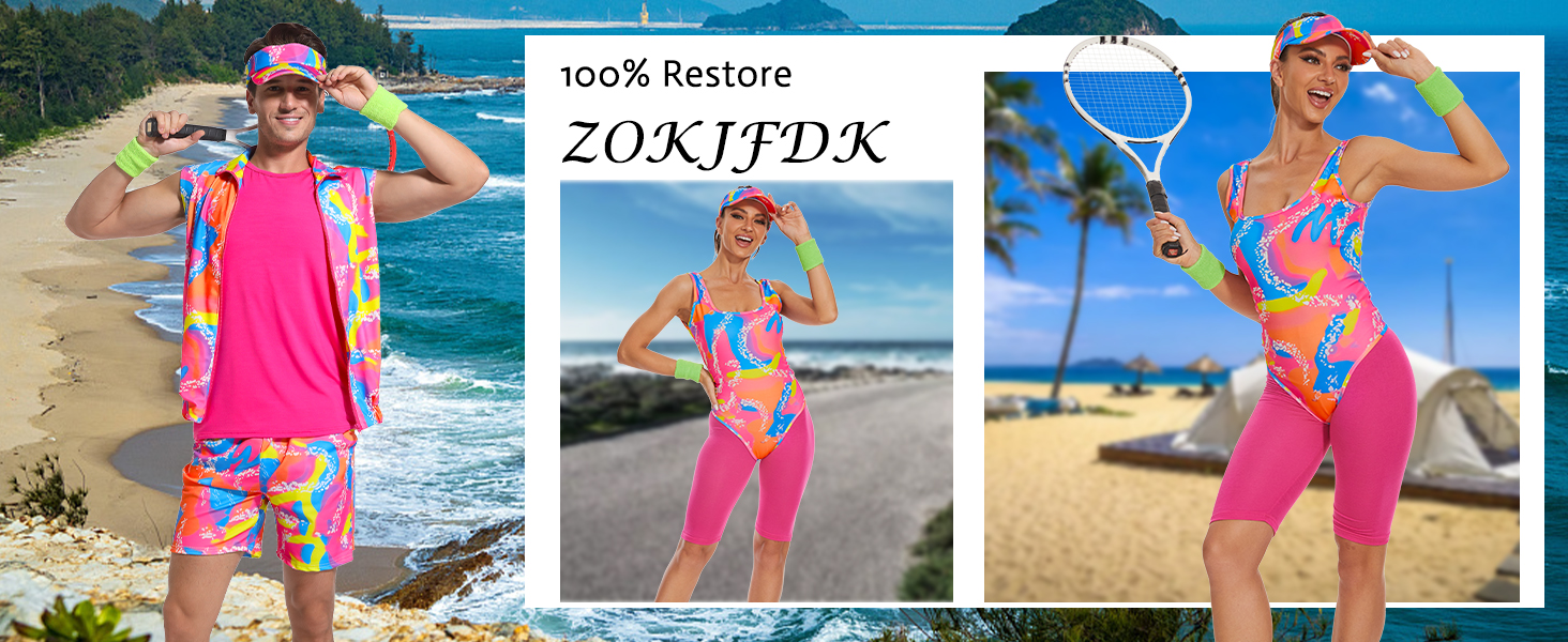 Amazon.com: ZOKJFDK 80s Workout Costume for women Halloween