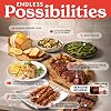 Freidora de Aire Gourmia - Horno Rotisserie 14 Qt Todo en Uno con Pantalla Digital, 12 Preajustes, Asar, Hornear, Gratinar, Deshidratar, Accesorios Aptos para Lavavajillas, Acero Inoxidable 3