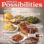 Friteuse à air Gourmia - four rotatif tout-en-un de 14 Qt avec affichage numérique, 12 presets, rôtir, cuire, griller, déshydrater, accessoires lavables au lave-vaisselle, acier inoxydable