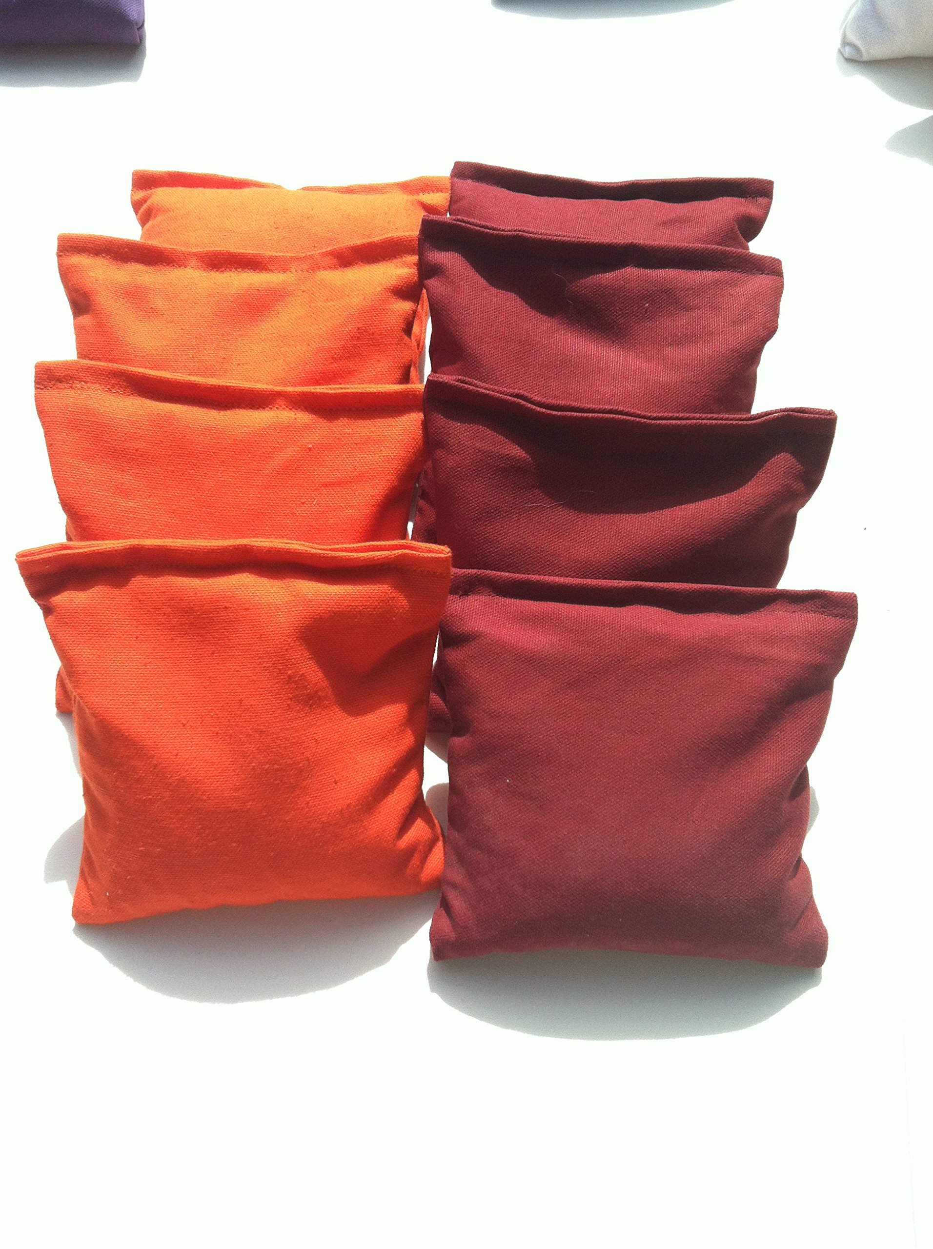 Amazon.com: All American Tailgate Standard Bags Color: Orange and Maroon Cornhole  Bags : Toys & Games