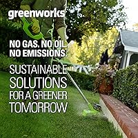 Vista 10 de Greenworks 40V 12-Inch Cordless String Trimmer, Battery and Charger Not Included, BST4000