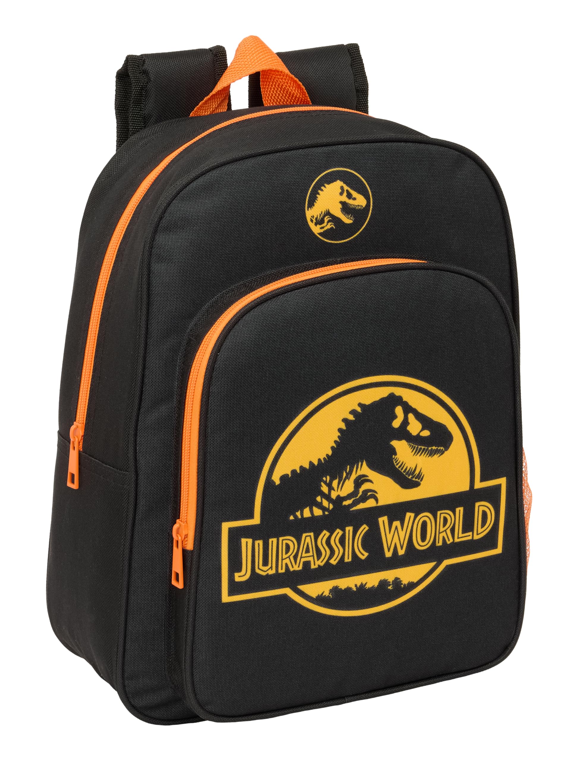 JURASSIC WORLD - animowany plecak szkolny dla dzieci, plecak dziecięcy, plecak dziecięcy, odpowiedni do wózka, idealny dla dzieci w wieku szkolnym, wygodny i wszechstronny, jakość i wytrzymałość, 26 x