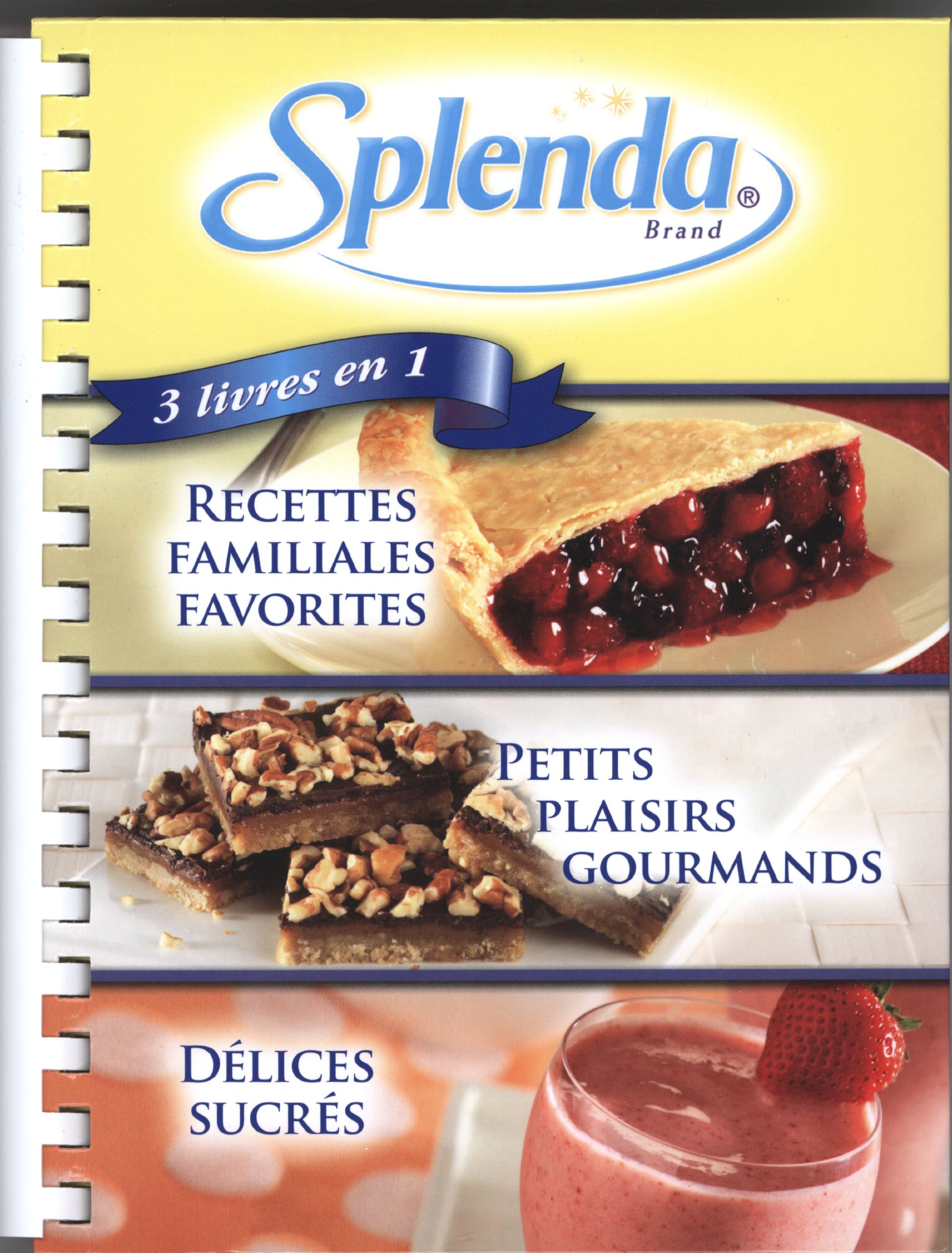 Splenda : 3 livres en 1 [Spiral-bound] Collectif