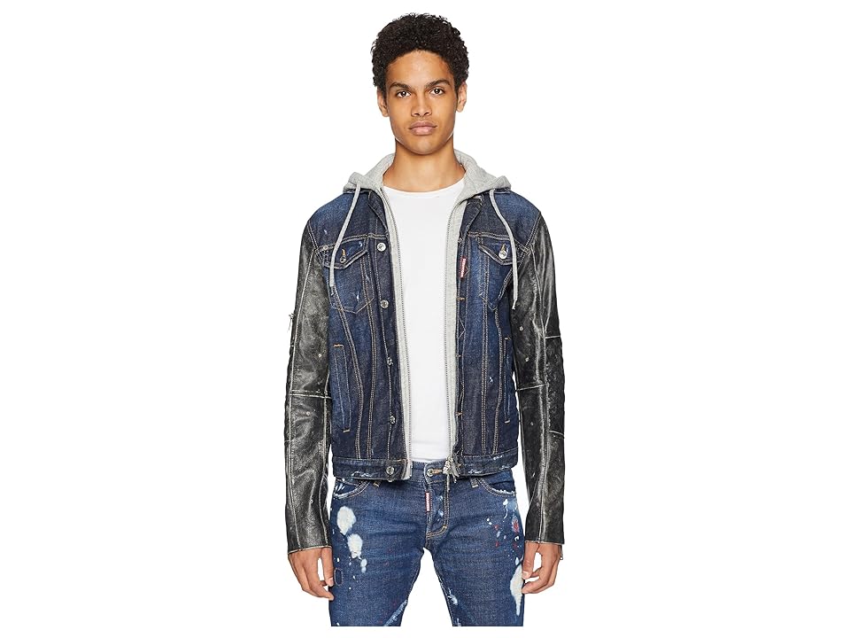 

DSQUARED2 2-in-1 Denim Jacket (Blue) Men's Coat