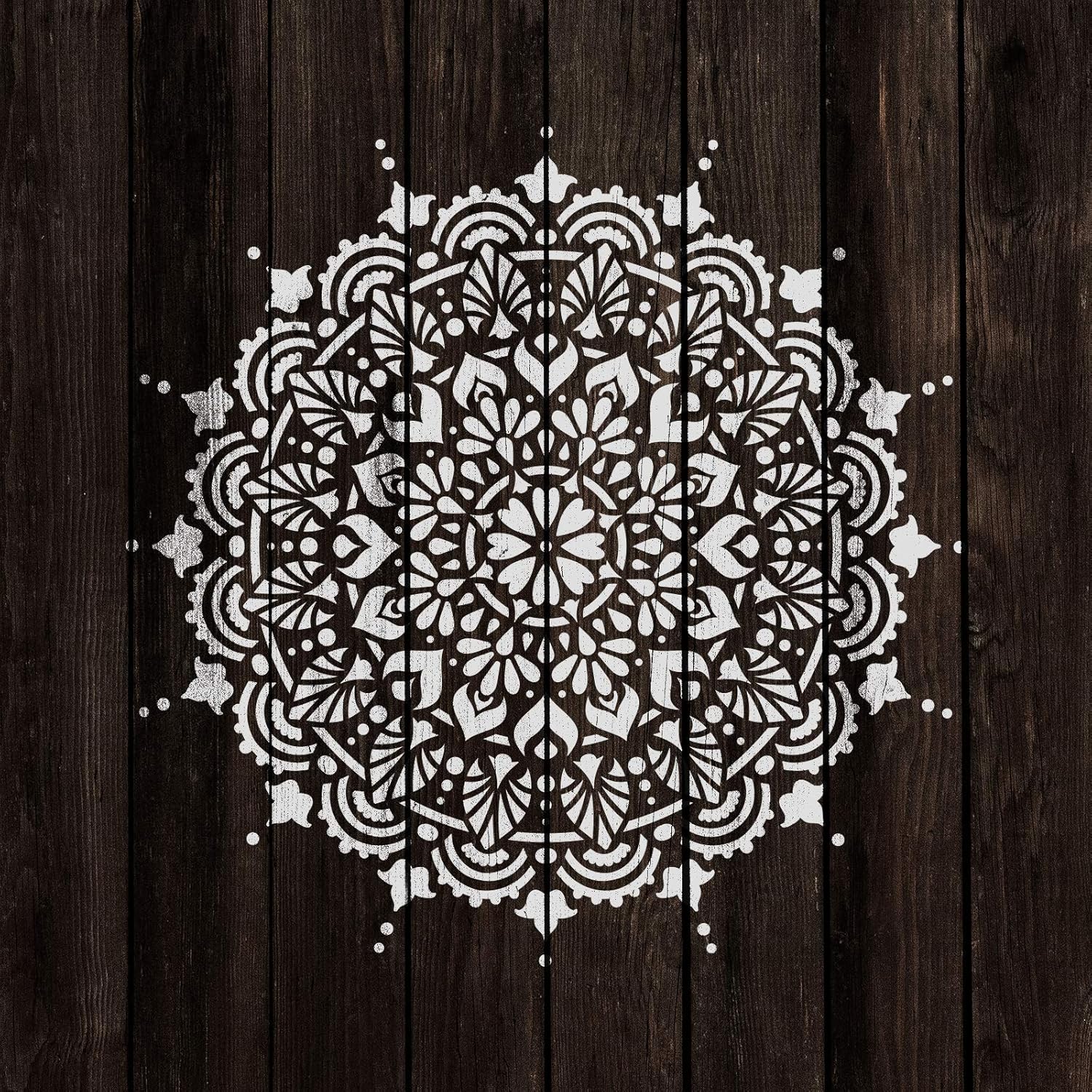 Paradise Mandala Stencil - Easy-to-Use for Relaxing and Therapeutic Artwork, Mandala Stencil, Teen Room Decor