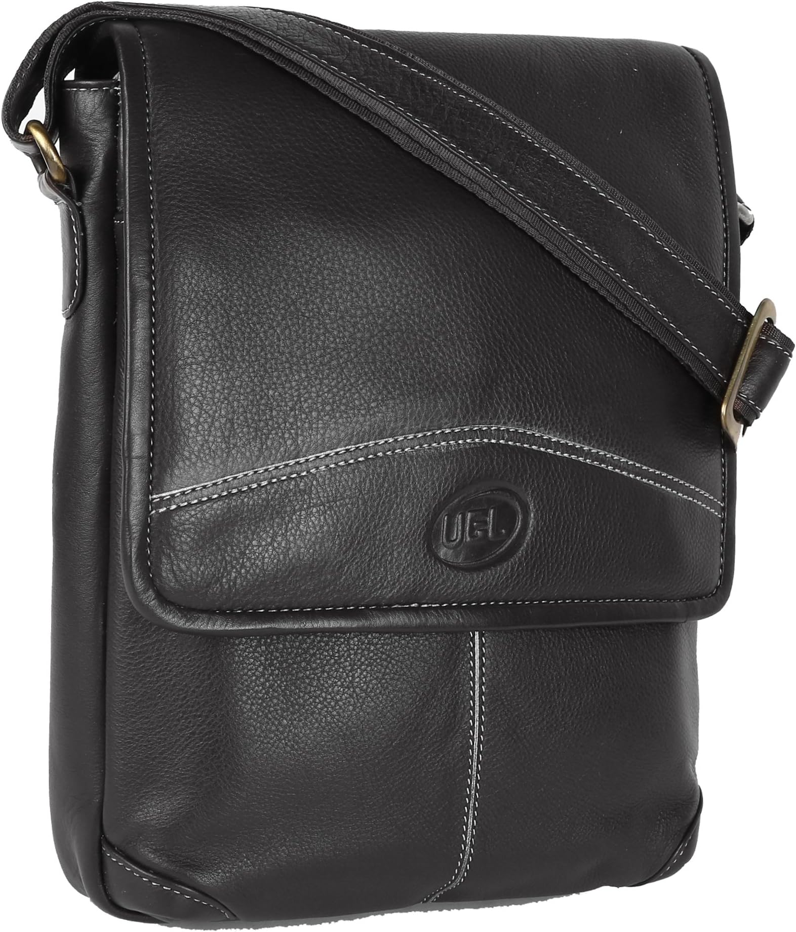 Premium Genuine Leather Cross Side Bag Soft, Comfortable & Stylish - Black