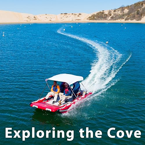 Miniatura 2 de Sea Eagle FastCat Catamaran 2-4 Person Inflatable Boat-Rigid, High-Pressure, All-Drop Stitch, Easy Setup, Self-Bailing