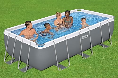 Bestway Steel Pro Max Kit Piscine Hors Sol - 404 cm x 201 cm x 100 cm - Gris - 6
