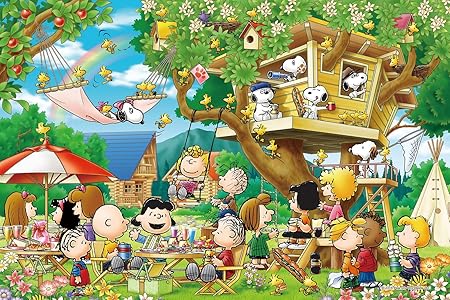 Amazon 1000ピース ジグソーパズル Peanuts ツリーハウス 50x75cm おもちゃ おもちゃ