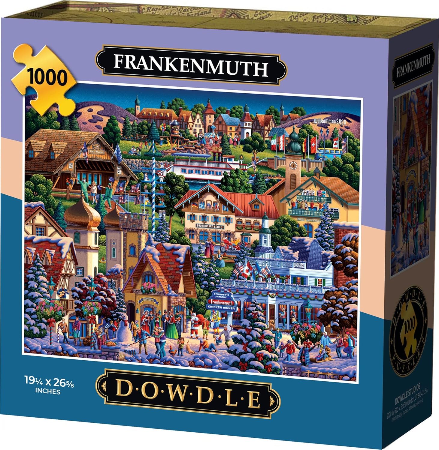 Dowdle Jigsaw Puzzle Frankenmuth 1000 Piece Toys & Games