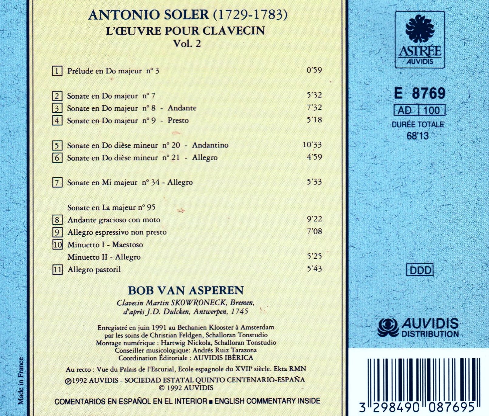 Complete Works for Harpsichord Vol 2
