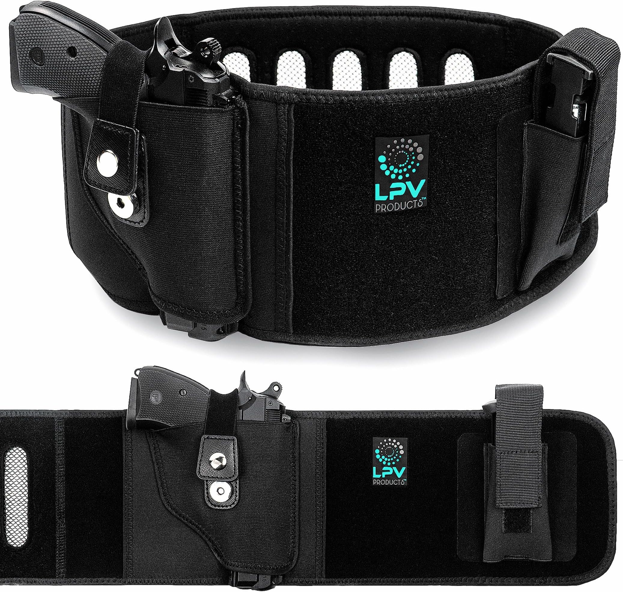 Award-Winning Belly Band Holster for Deep Concealment | Magnet Retention for 99% of Handguns | Military-Grade Durability & Closure, Extra-Wide Comfort Band | 40% Faster Draws, Trusted by Pros & Vets