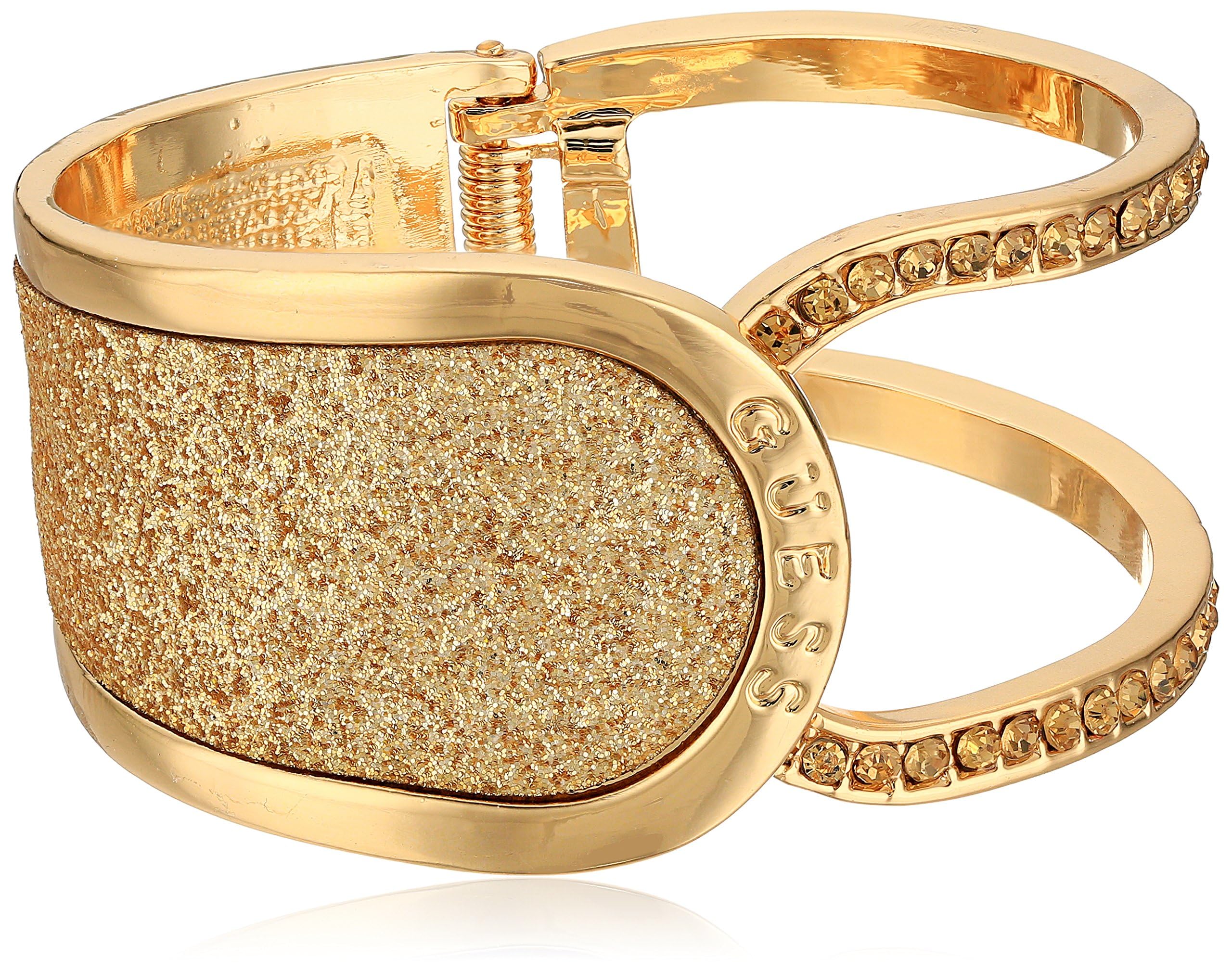 GUESS - Bracciale Rigido con Pietre e Glitter