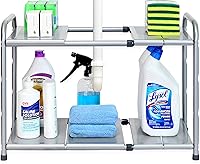 Algopix Similar Product 19 - Simple Houseware Under Sink 2 Tier