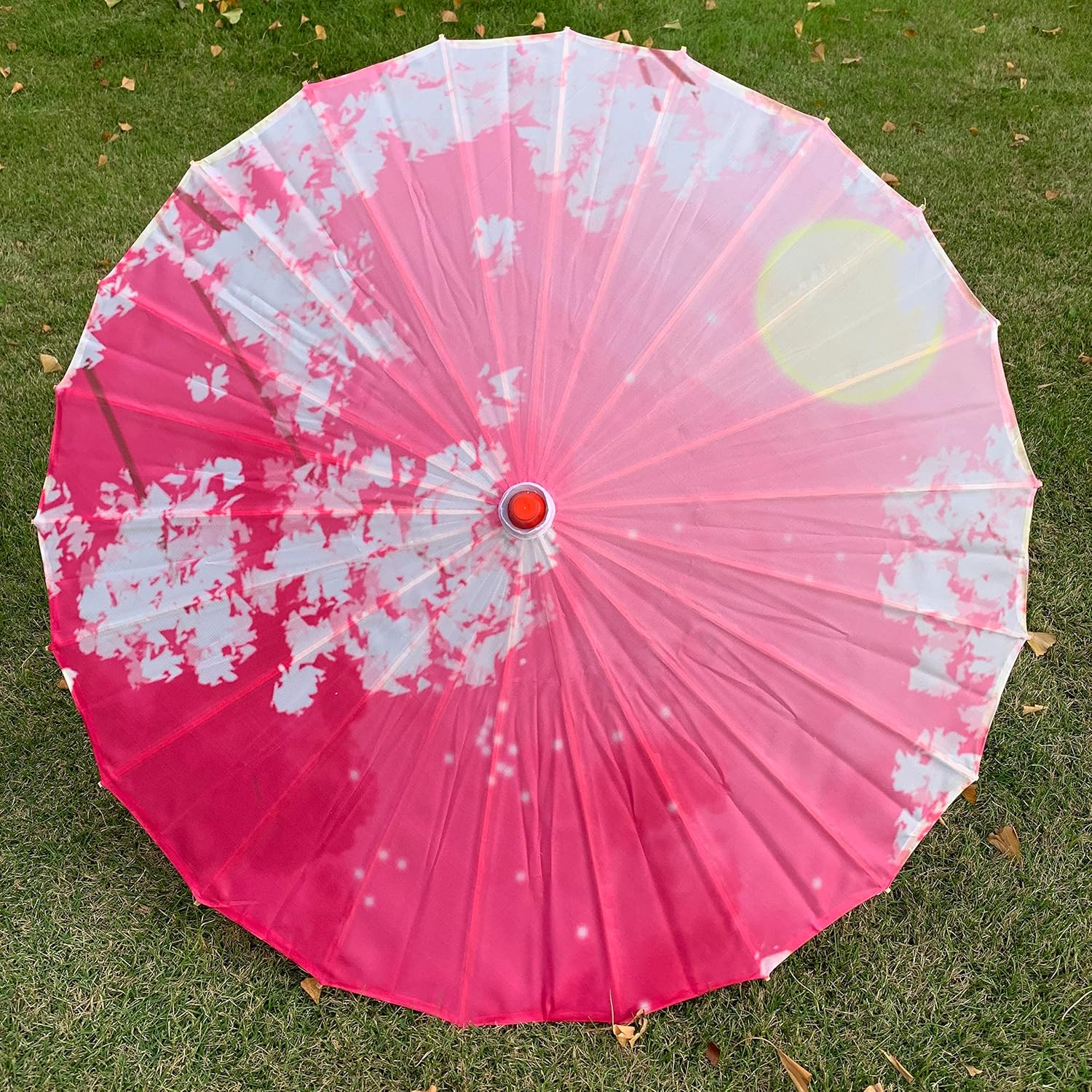 Patterned Bamboo Cloth Parasol Umbrella Chinese Japanese Art Classical Dance Umbrella Plum Blossom for Wedding Parties Photography Costumes