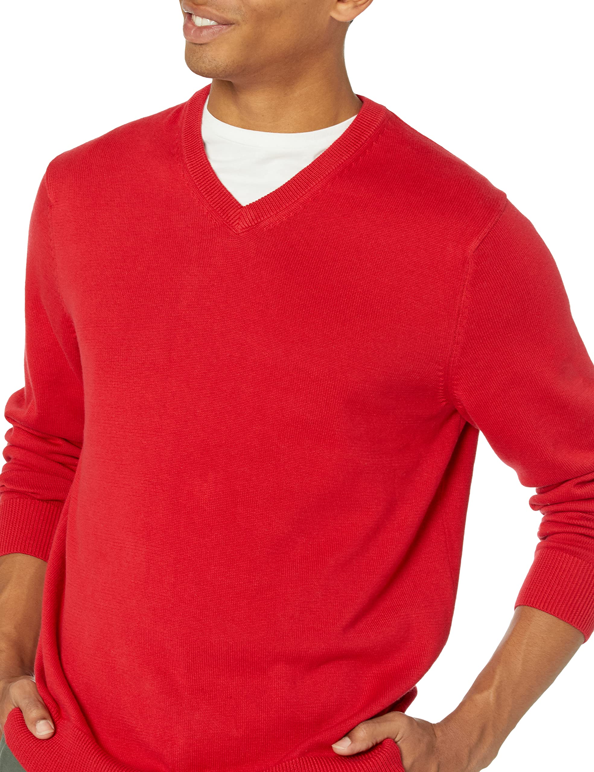 Amazon Essentials Maglione con Scollo a V (Disponibile in Taglie Extra Forti) Uomo