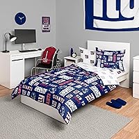 Vista 11 de FOCO Unisex-Adult NFL Team Logo Bed in a Bag Comforter, Sheets, Pillow Cases Bedding 5-Piece Set