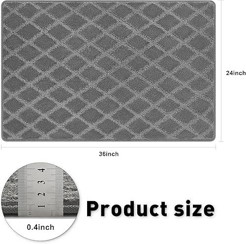 Miniatura 10 de PURE ERA Alfombra para escaleras, sin cinta, autoadhesiva, antideslizante, antideslizante, para interiores, alfombra de piso para cocina, baño,