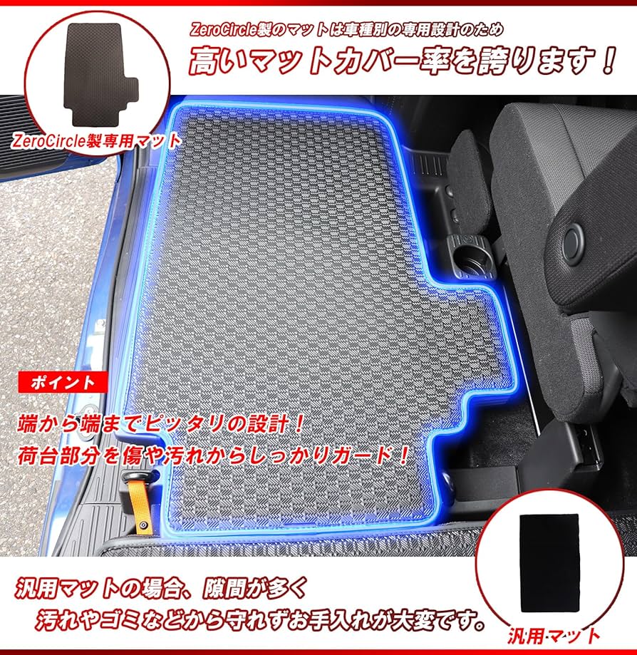 Amazon | ZeroCircle ホンダ N-VAN JJ1 JJ2 助手席ゴムフラット