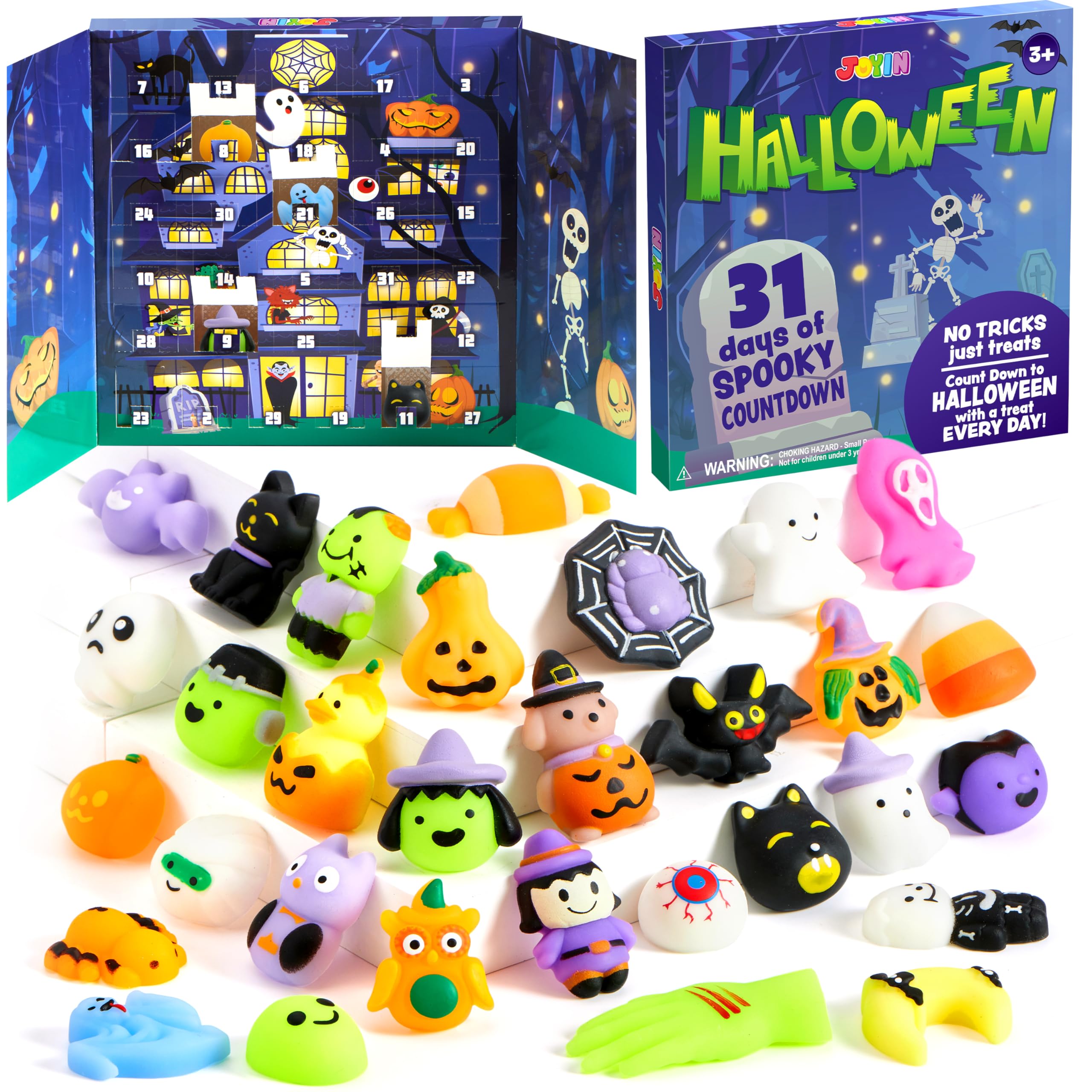 Amazon.com: JOYIN Halloween Advent Calendar 2026 with 31PCS Mochi