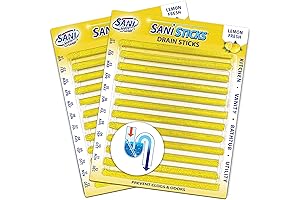 12pcs/set Sanisticks Drain Cleaner: Kitchen, Toilet, Bathtub Clog Remover