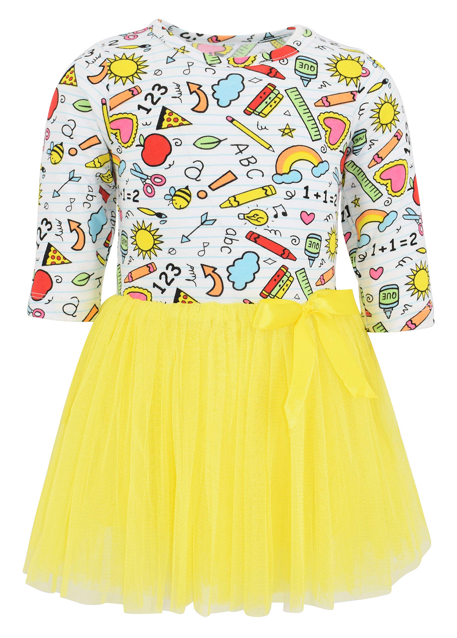 Girls Long Sleeve Tulle Tutu Dresses for Kid and Toddler