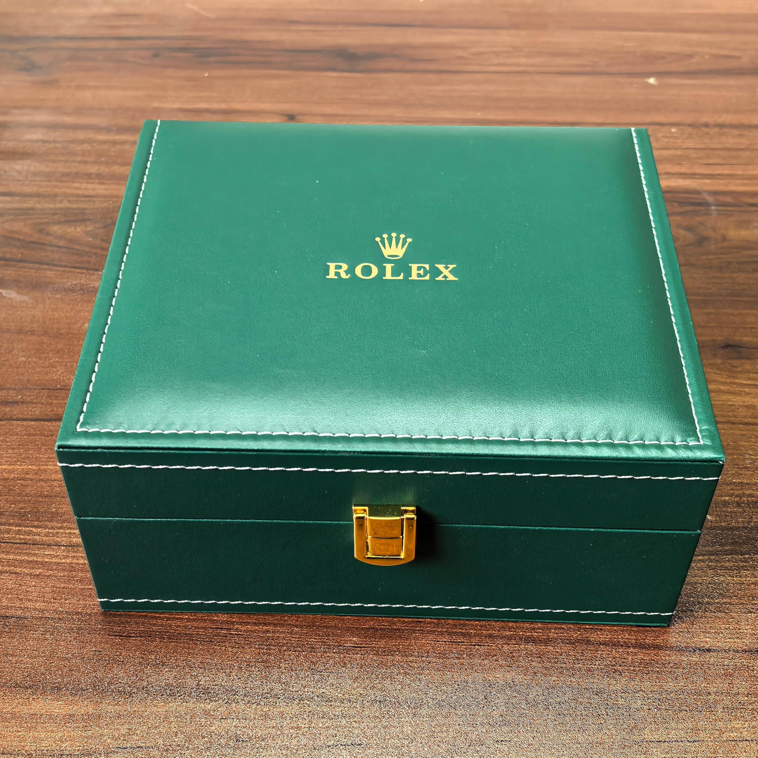Scatola Espositiva Orologio Verde con Sacchetto Regalo Abbinato E Scatola Esterna Set per Rolex GMT-Master II