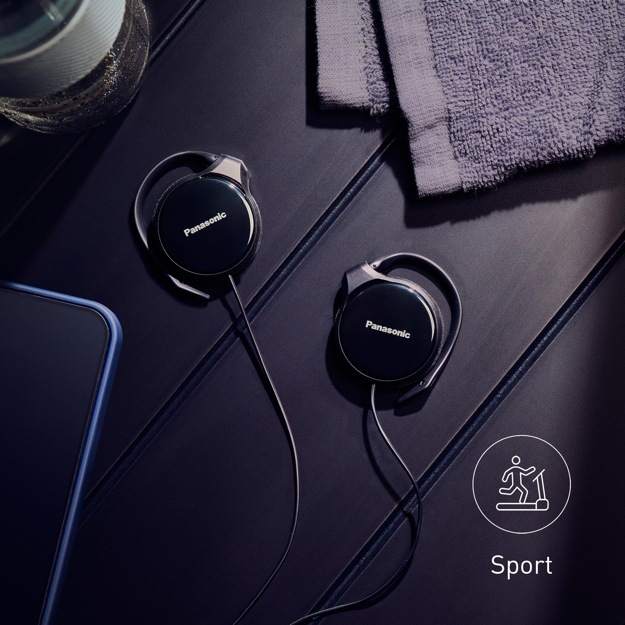 Panasonic Cuffie leggere sopra l'orecchio cablate cuffie con microfono Panasonic Cuffie leggere sopra l'orecchio cablate cuffie con microfono