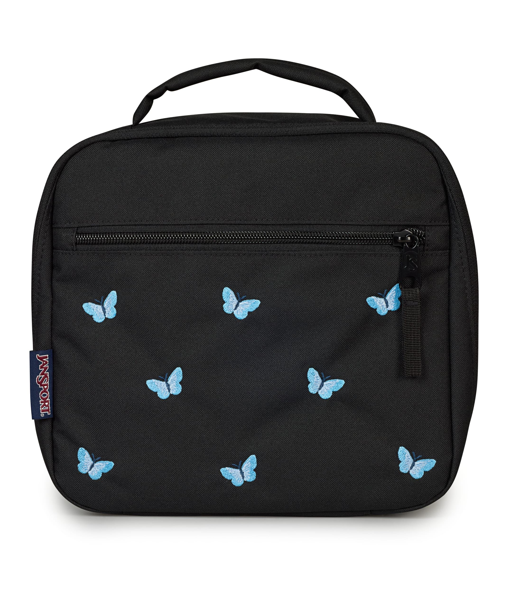 JanSport Lunch Break Fx 5L Lunch Bag, Tiny Butterflies Black/Md Blu/Lt Blu: Home & Kitchen