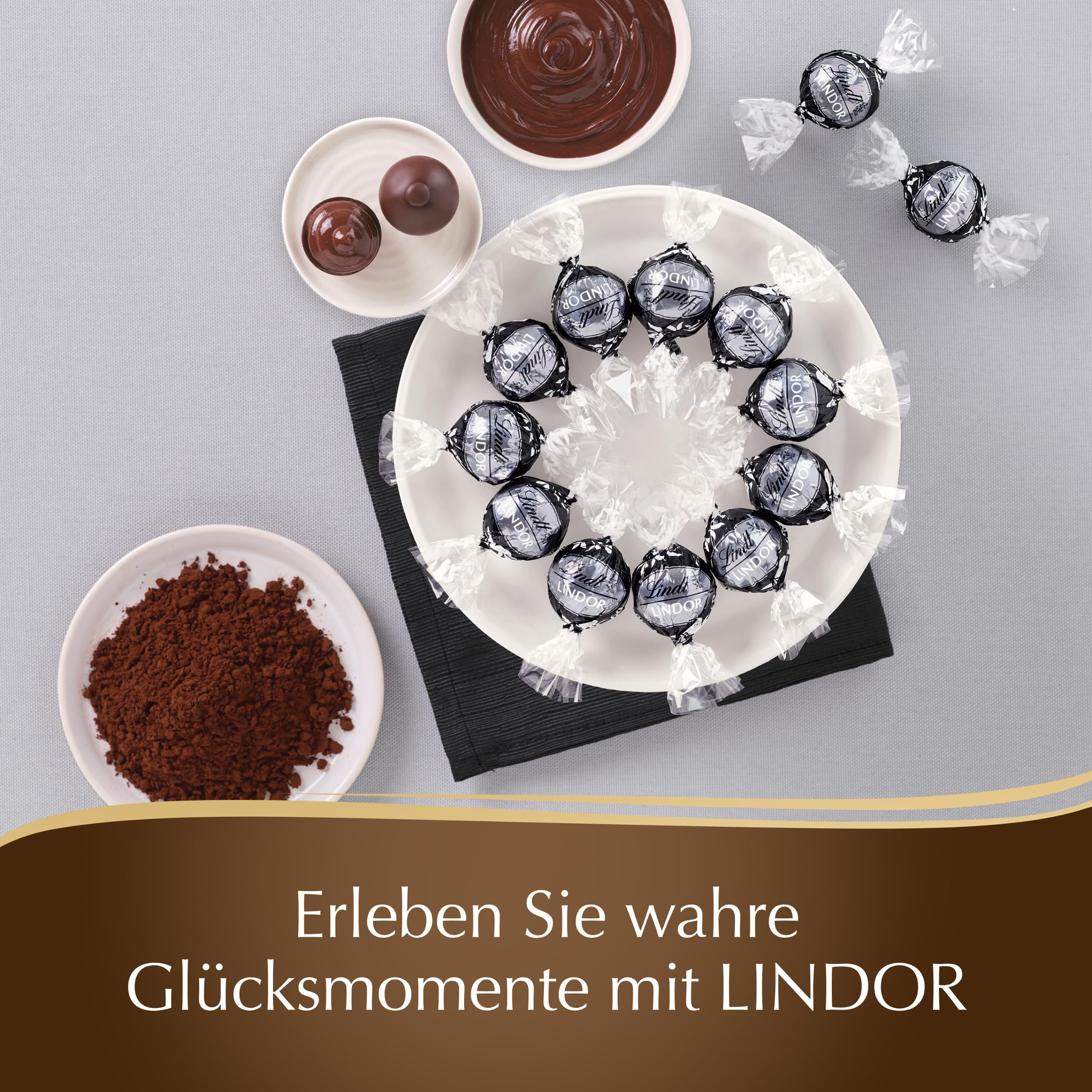 Lindt Lindor Kugeln 60%, 241 Kugeln, 1er Pack (1 x 3 kg)
