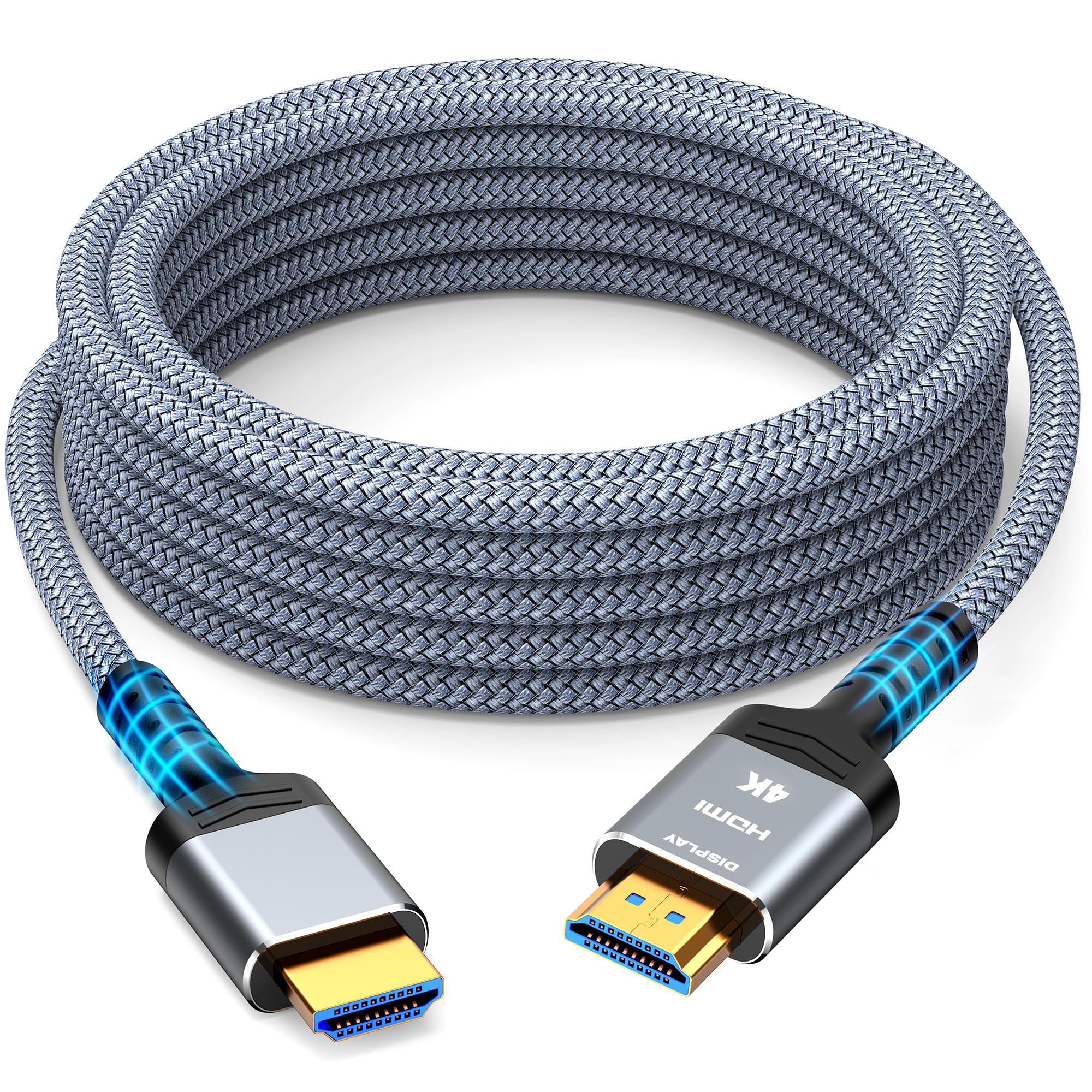 SNOWKIDS HDMI Kabel 4K@60Hz HDMI Nylon Geflochtenes Support Video 4K 2160p