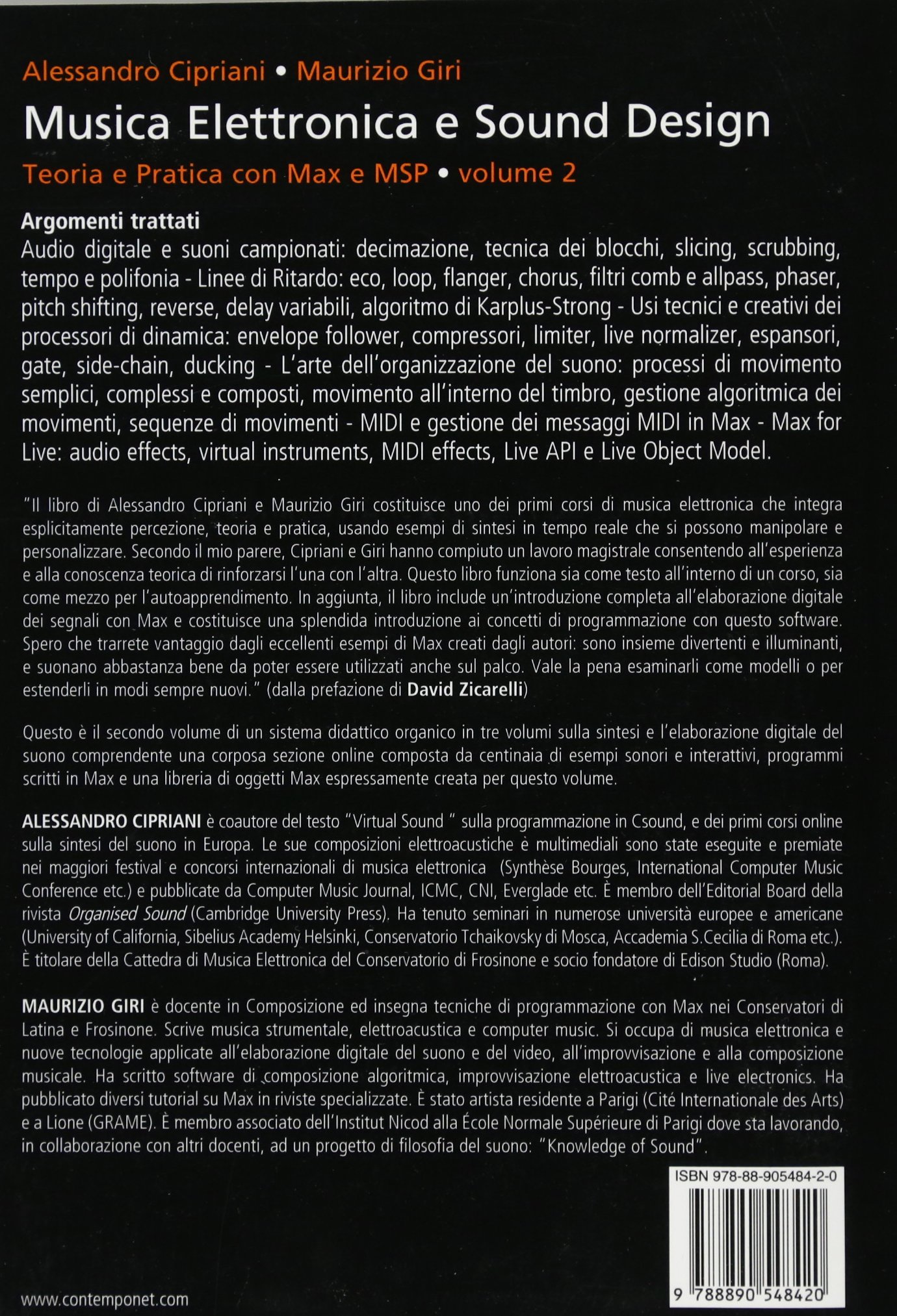 Musica Elettronica e Sound Design - Teoria e Pratica con Max e MSP - volume 2