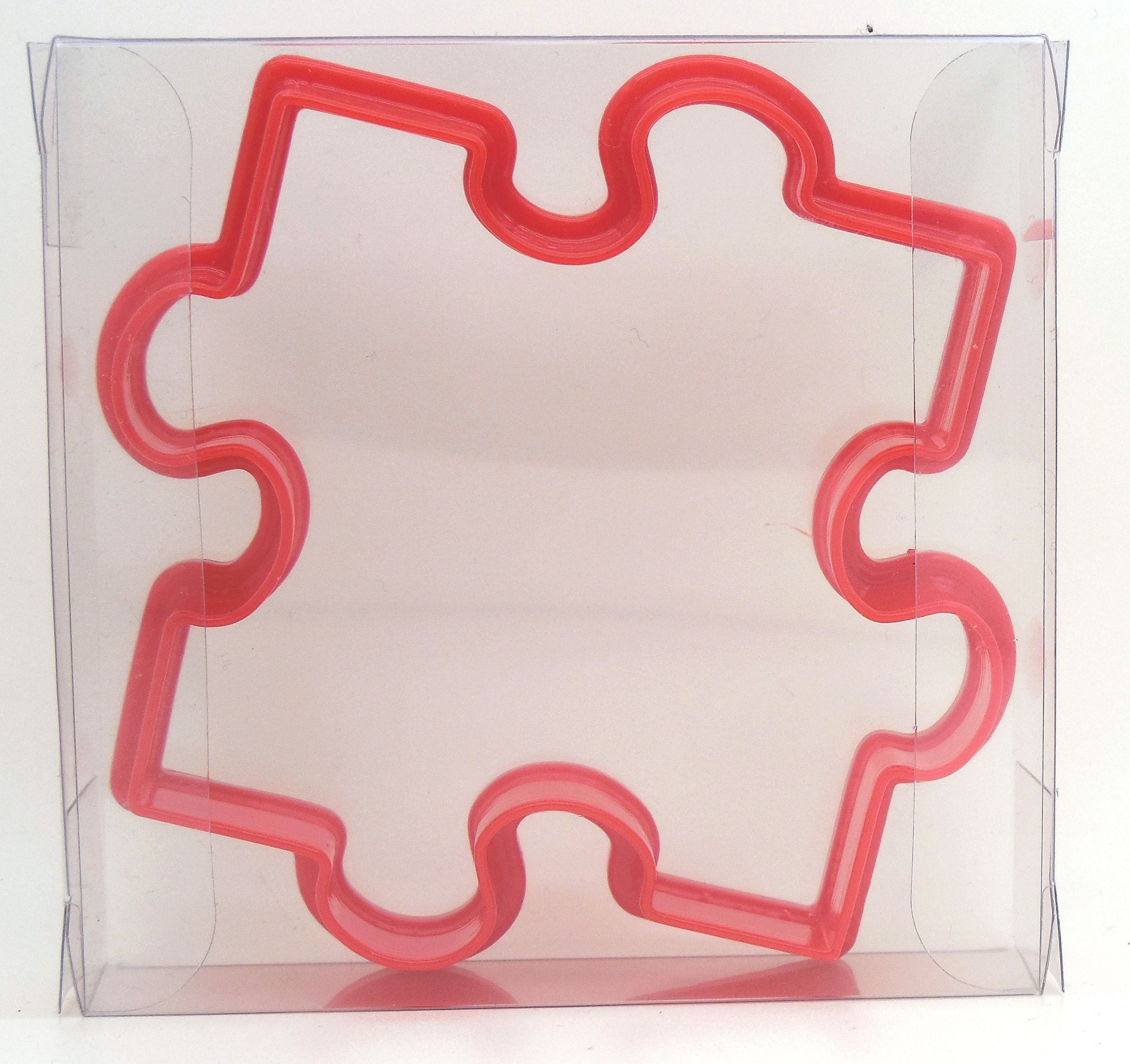 Goggly Red Jigsaw Cookie Cutter, Biscuit, Pastry, Fondant Cutter