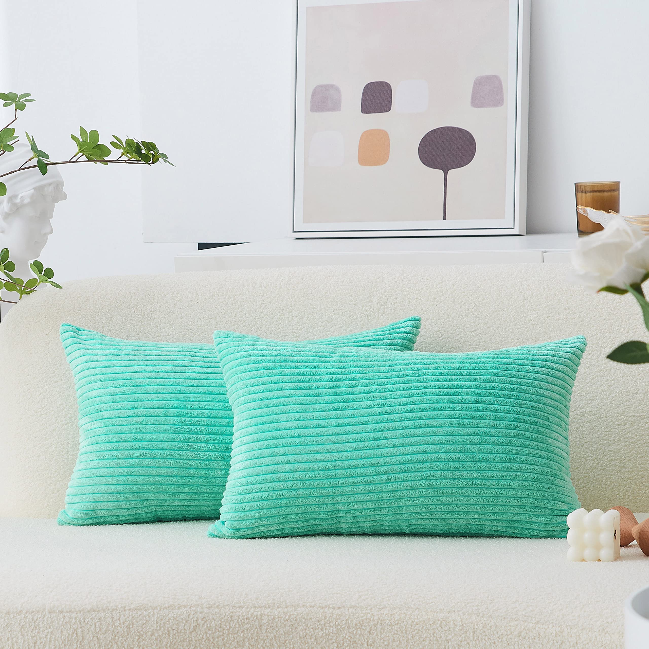 Pillow Cover Blue Throw Pillows 