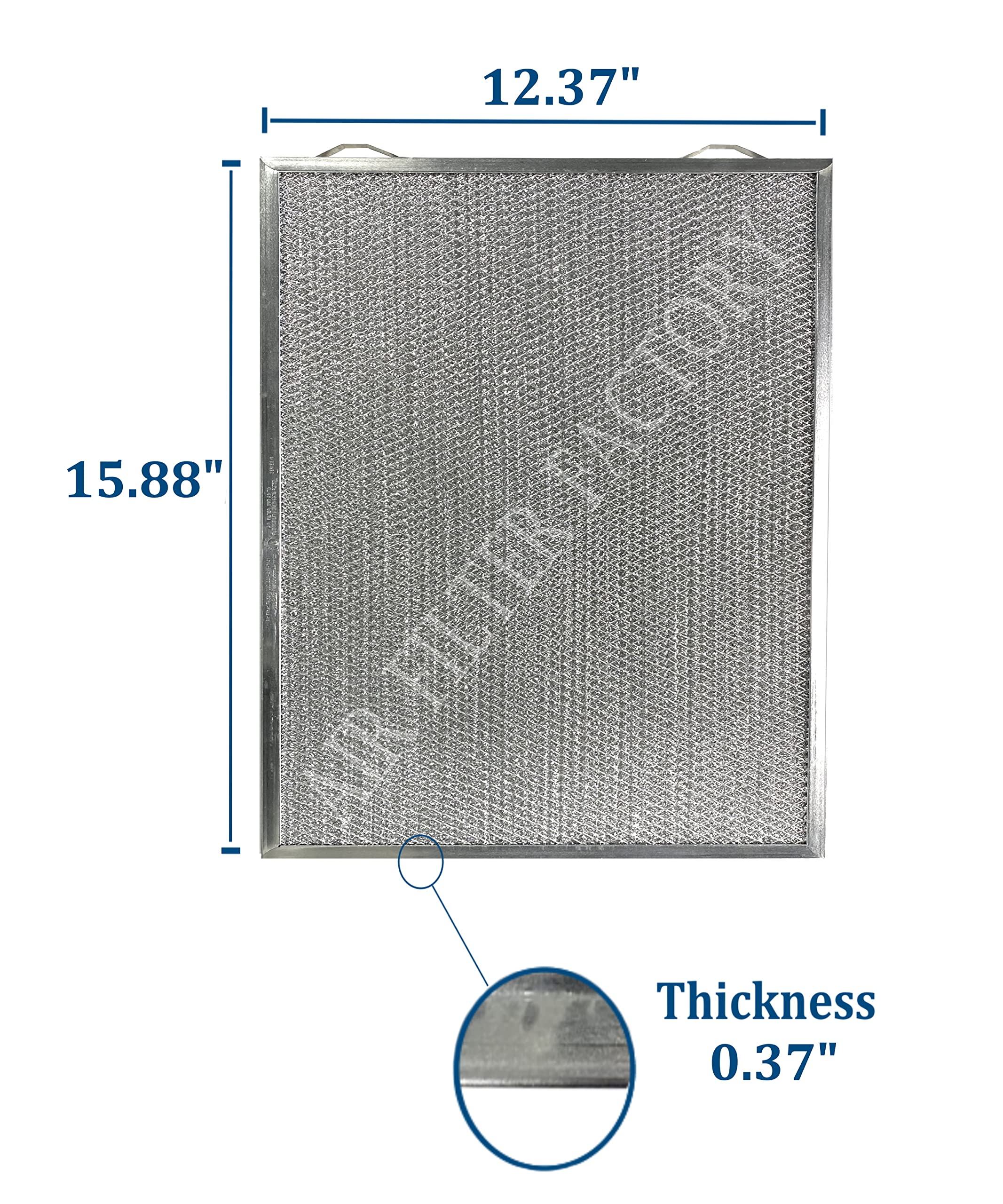 Air Filter Factory - Paquete de 2 prefiltros de aluminio de repuesto para horno Honeywell F50F1073, F300E1019 HVAC