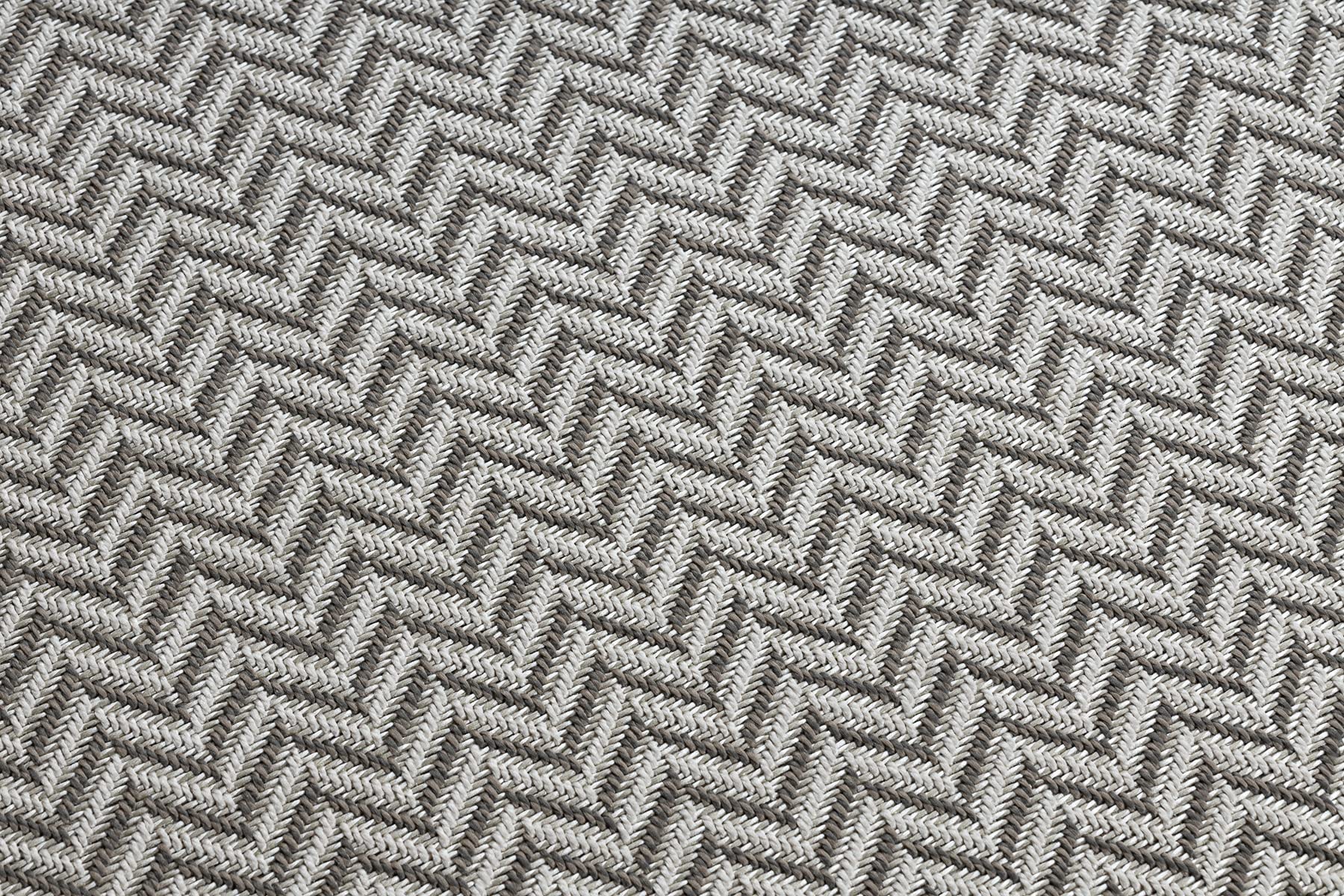 rugsx Tapis SISAL BORDERO Intérieur & Extérieur, Tissage à Plat, pour Chambre/terrasse/Balcon, crème/Taupe 120x170 cm