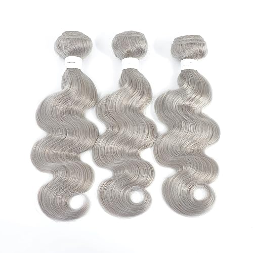Miniatura 3 de Manojos de cabello humano ondulado (12 pulgadas, 1 unidad) extensiones de cabello humano brasileño 100% Remy, grado 9A, extensiones de cabello