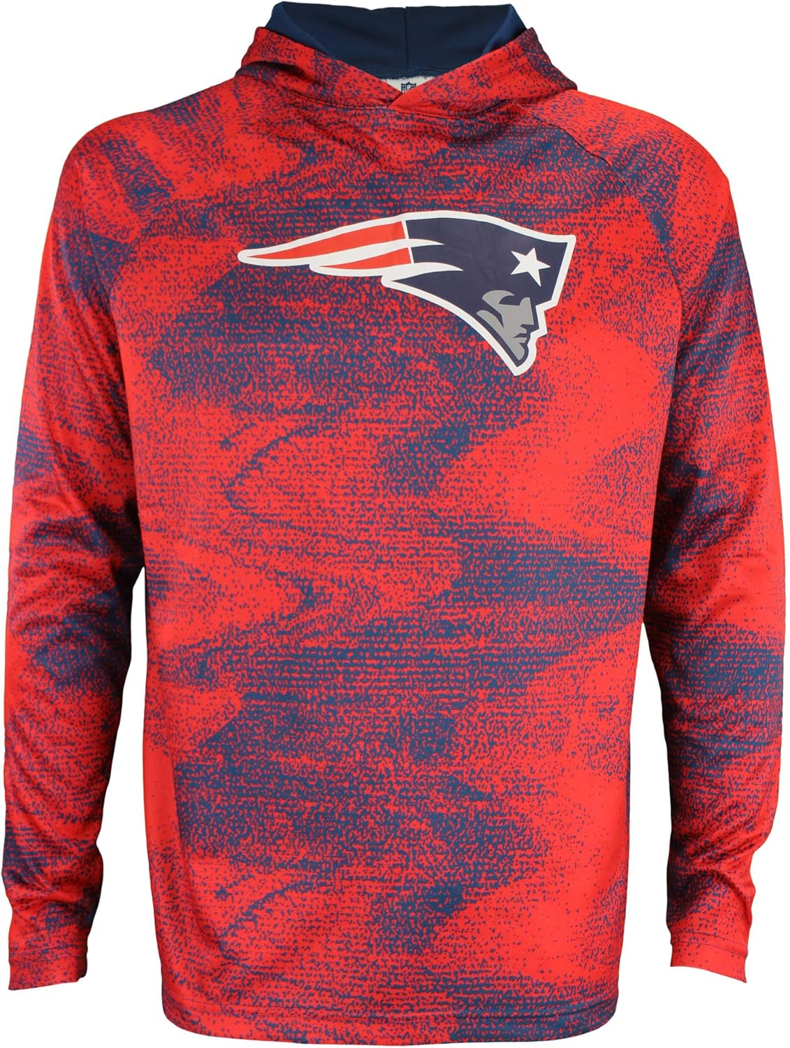 Zubaz NFL Men's Static Body Performance French Terry Hoodie