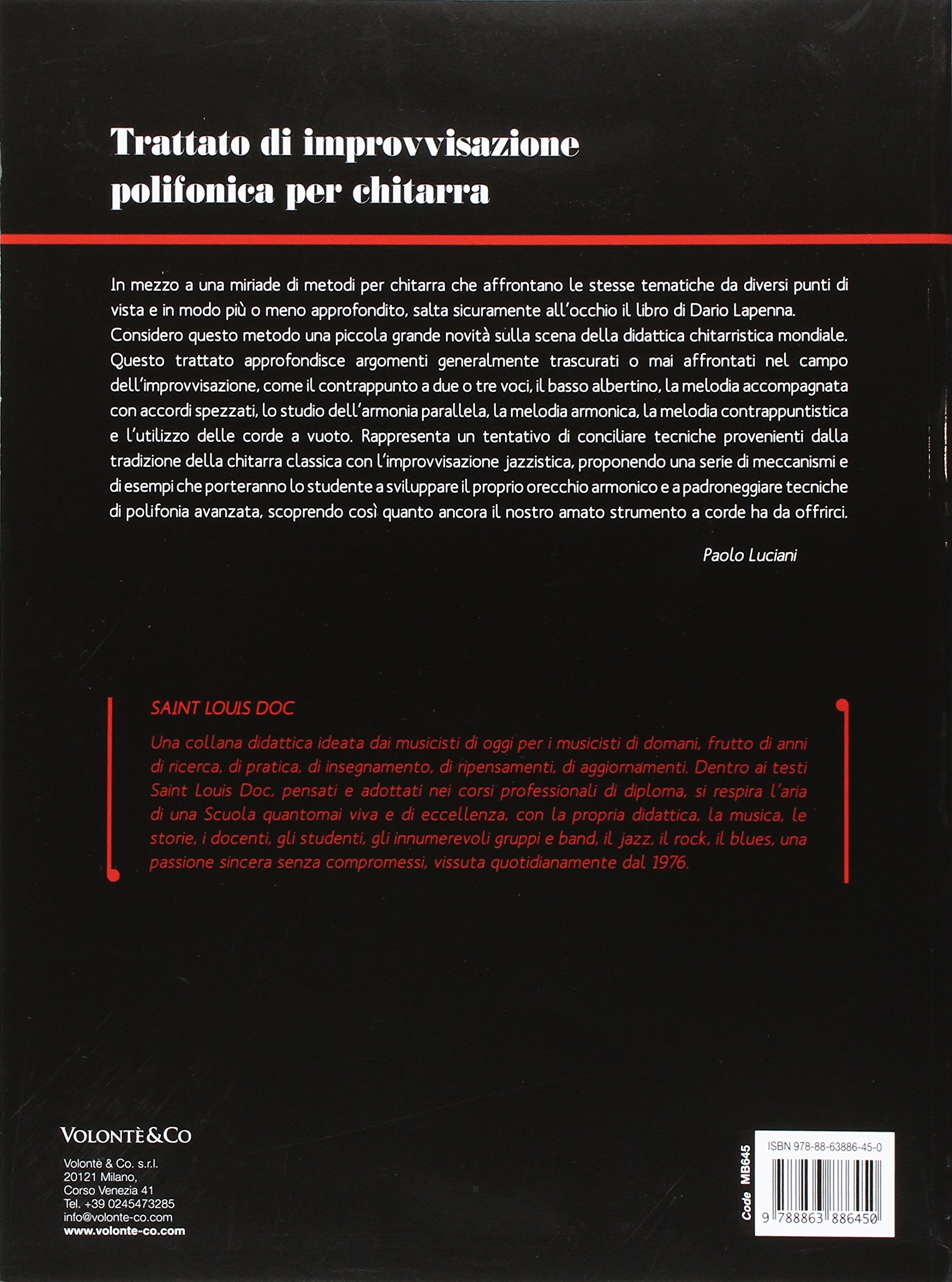 Trattato di improvvisazione polifonica per chitarra