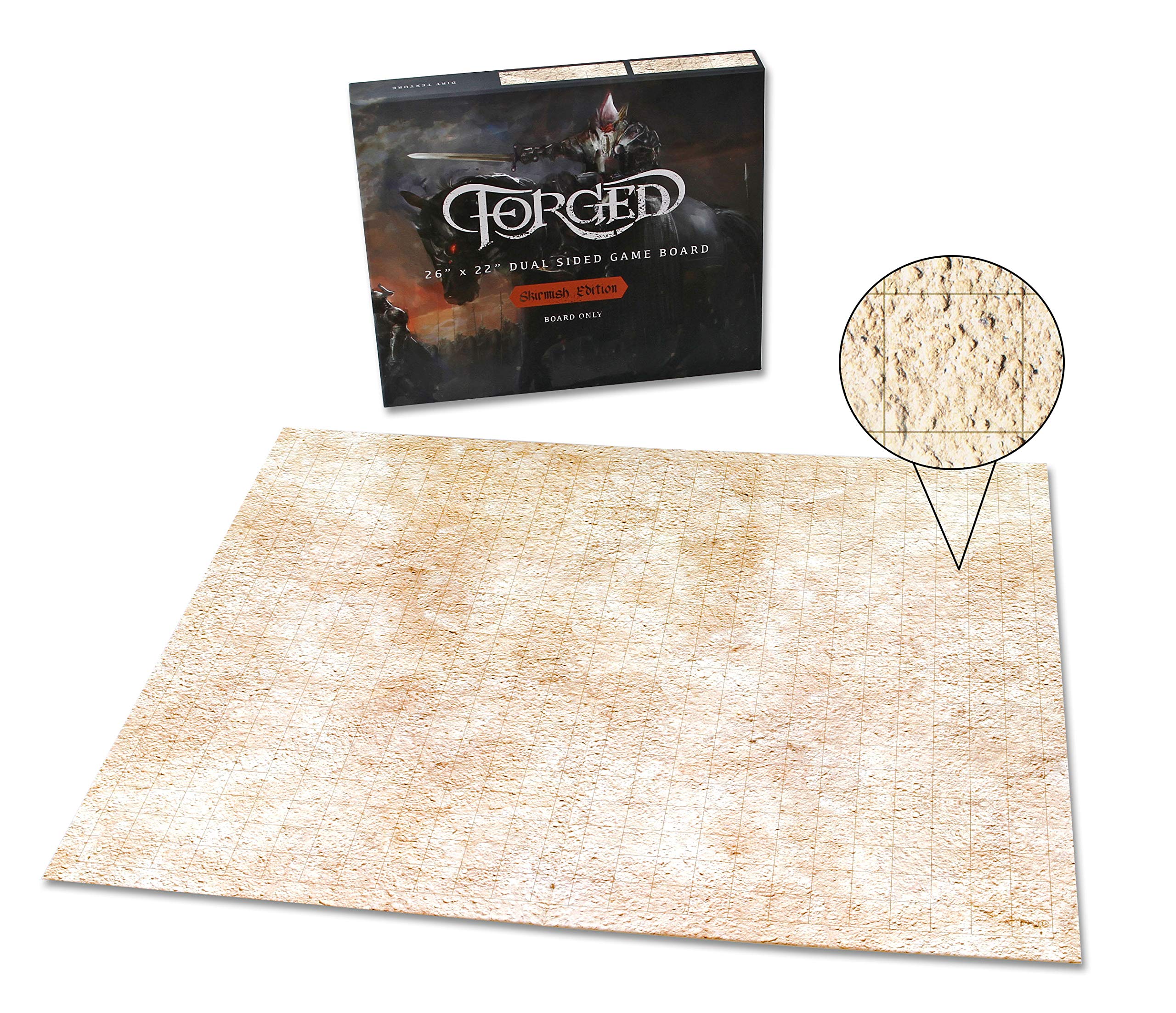 Buy Dice Co. Dry Erase Battle Board with Grid and Hex Map Pattern Gameboard Only