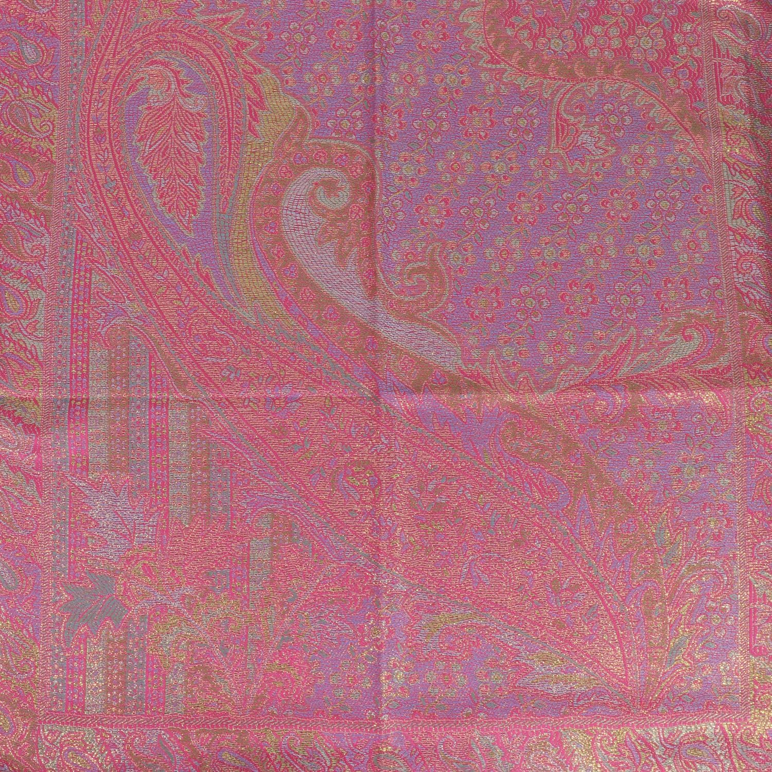 TZ Promise Women's Pashmina Shawl Wrap, Multicolored Paisley Leaf Pattern, Soft Lightweight Evening Rave Scarf - Image 3