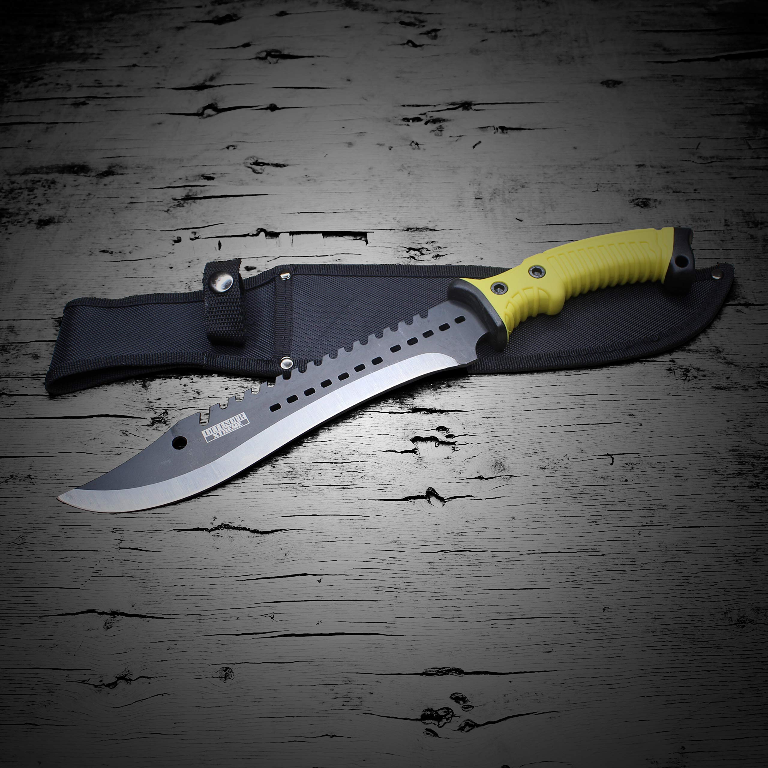 Buy Blade Factory 7pc Tactical Set Black & Yellow Fixed Blade