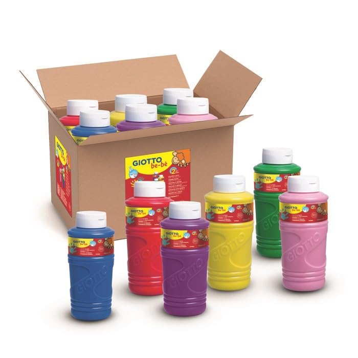 GIOTTO BEBE' Juego de colores a dedo 6 x 750 Rainbow