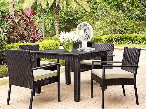 Miniatura 7 de Technical Pro (cantidad 4) Ventilador recargable de escritoriopared de la serie Adventure con lámpara de trabajo LED y Powerbank integrado con