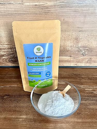 Miniatura 3 de NATREE Lavado de frutas y verduras - Spray o remojo, hace 10 x 17 oz en aerosol, concentrado en polvo 1 lb (paquete de 2)