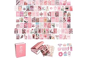 Artivo Pink Aesthetic Wall Collage Kit: Dreamy Décor for Teen Girls