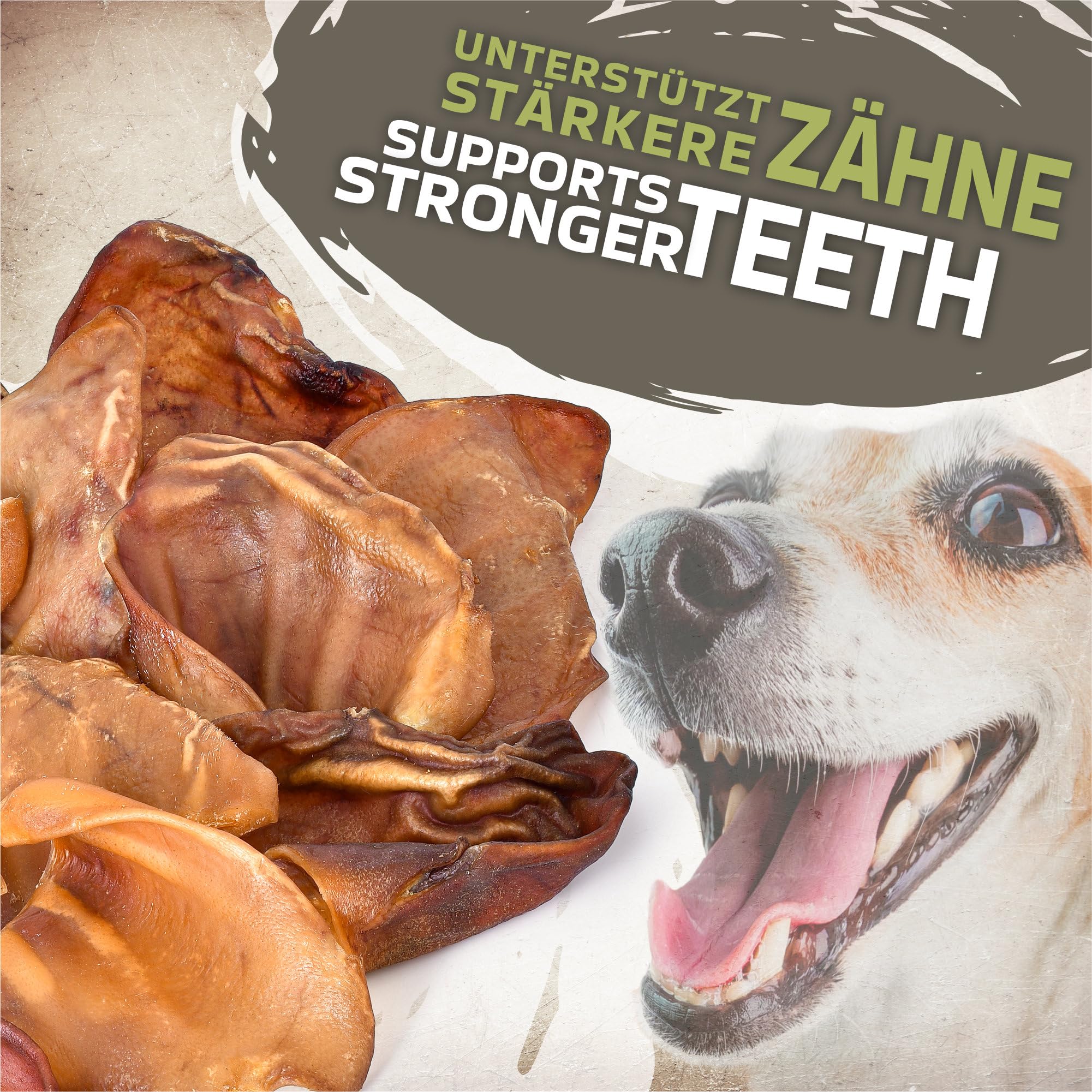 Pig Ears for Dogs 20 pcs Size S (500g), 20 count (Pack of 1) - Image 4