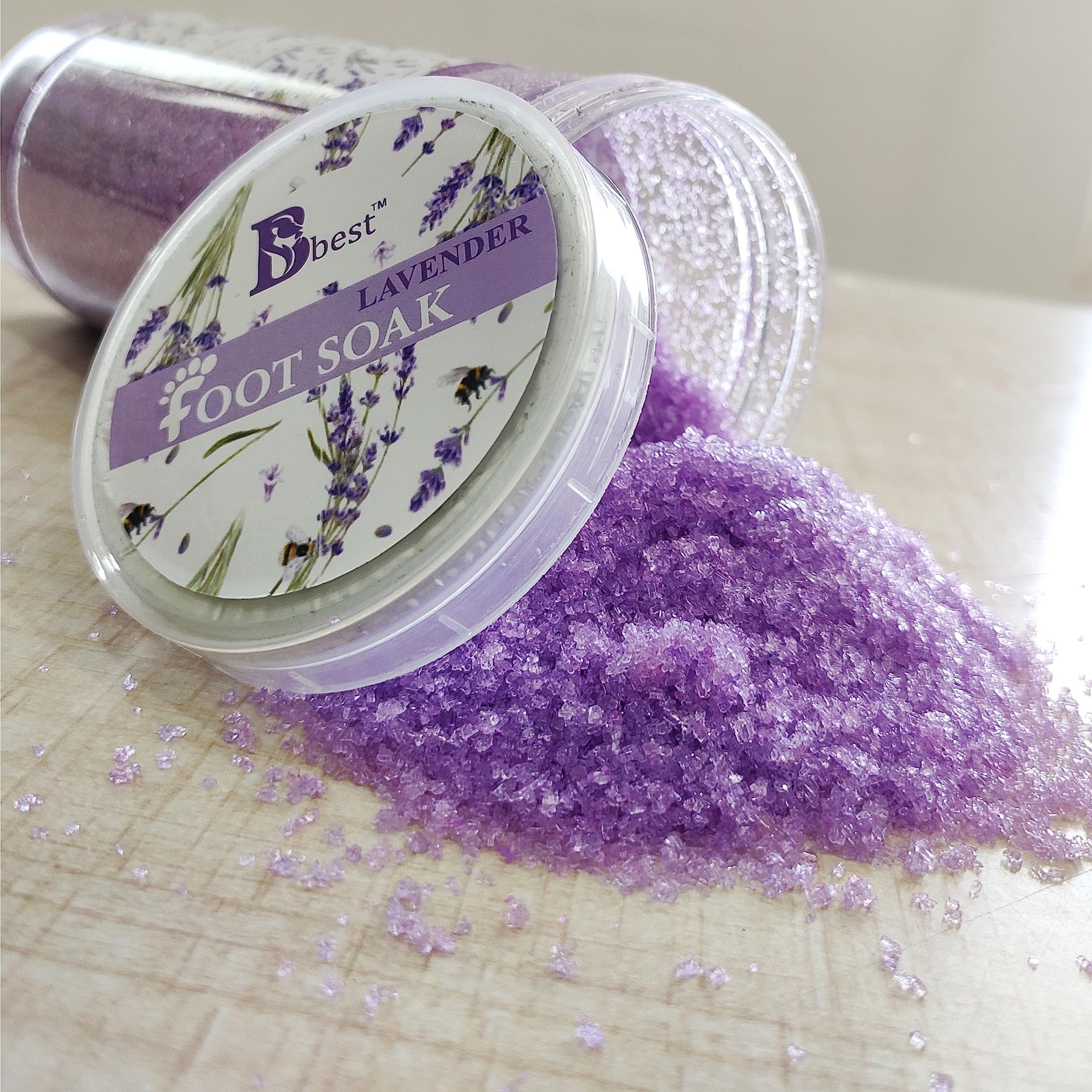 Zen Foot Soak for PAIN RELIEF with Epsom Salt - (650 gm) |DETOX SPA | Remove Impurities, Relieve Stress and Improve Sleep | Treat Athletes Foot, Tired and Aching Feet -Lavender fragrance