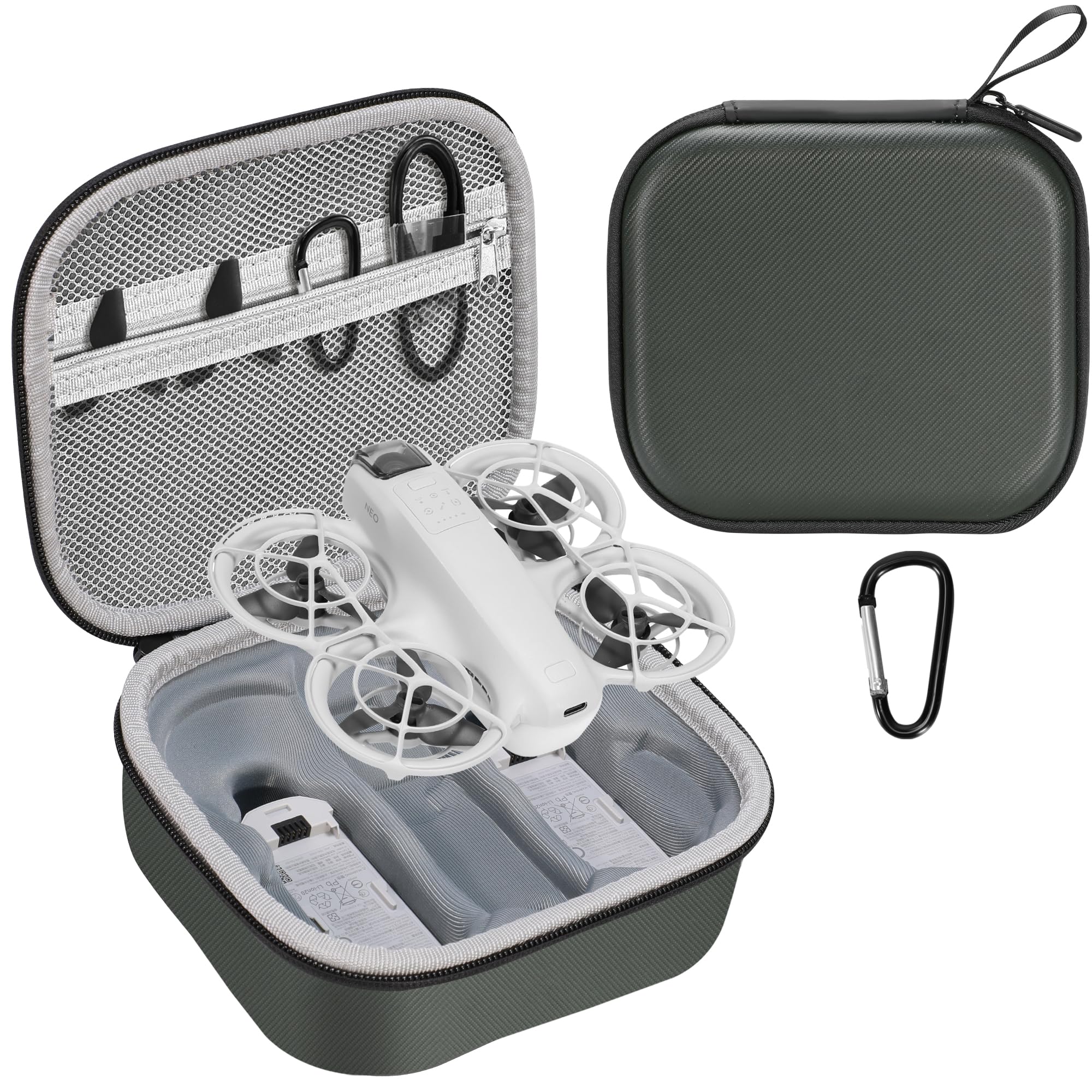 Fpvtosky Dji Mini 2 Se Estuche De Transporte Doble, Estuche Rígido Fpvtosky Dji Mini 2 Se Estuche De Transporte Doble, Estuche Rígido