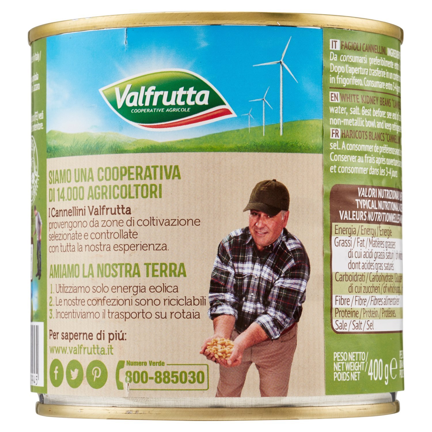 Valfrutta Cannellini - 400 gr